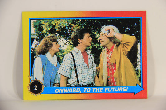 Back To The Future II 1989 Trading Card #2 Onward To The Future L009415