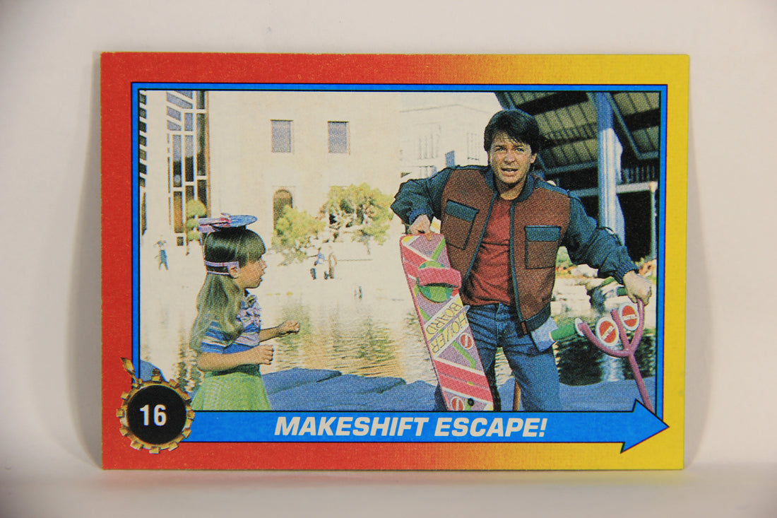 Back To The Future II 1989 Trading Card #16 Makeshift Escape L009423