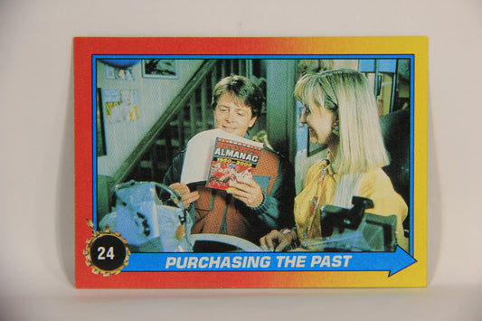 Back To The Future II 1989 Trading Card #24 Purchasing The Past L009427