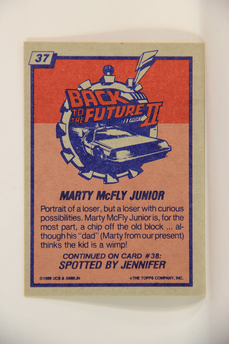 Back To The Future II 1989 Trading Card #37 Marty McFly Junior L009433