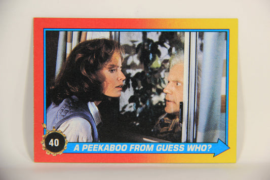 Back To The Future II 1989 Trading Card #40 A Peekaboo From Guess Who L009435