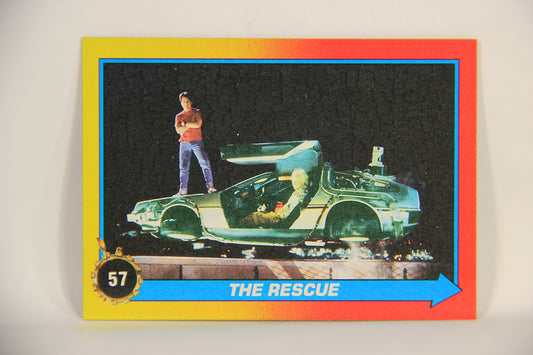 Back To The Future II 1989 Trading Card #57 The Rescue L009442