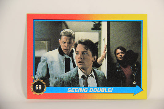 Back To The Future II 1989 Trading Card #69 Seeing Double L009447