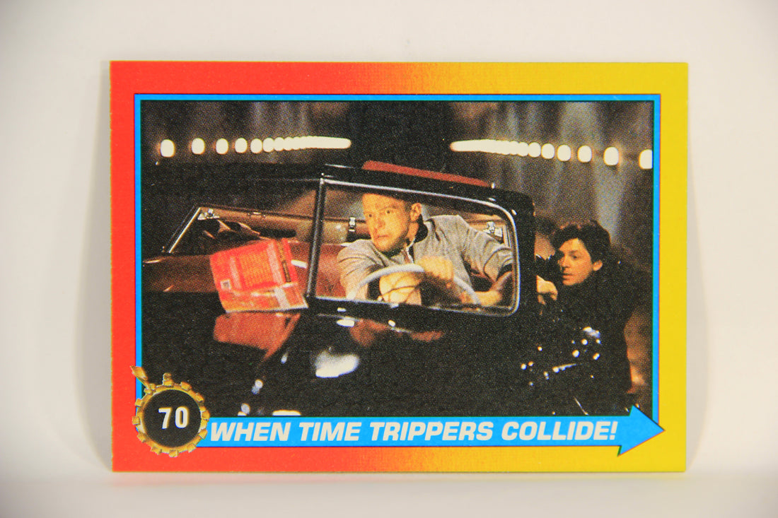 Back To The Future II 1989 Trading Card #70 When Time Trippers Collide L009448