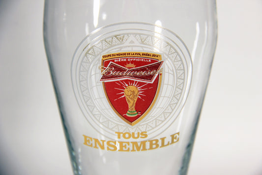 Budweiser Beer Glass FIFA World Cup 2014 Argentina Weizen Glass - French L009478