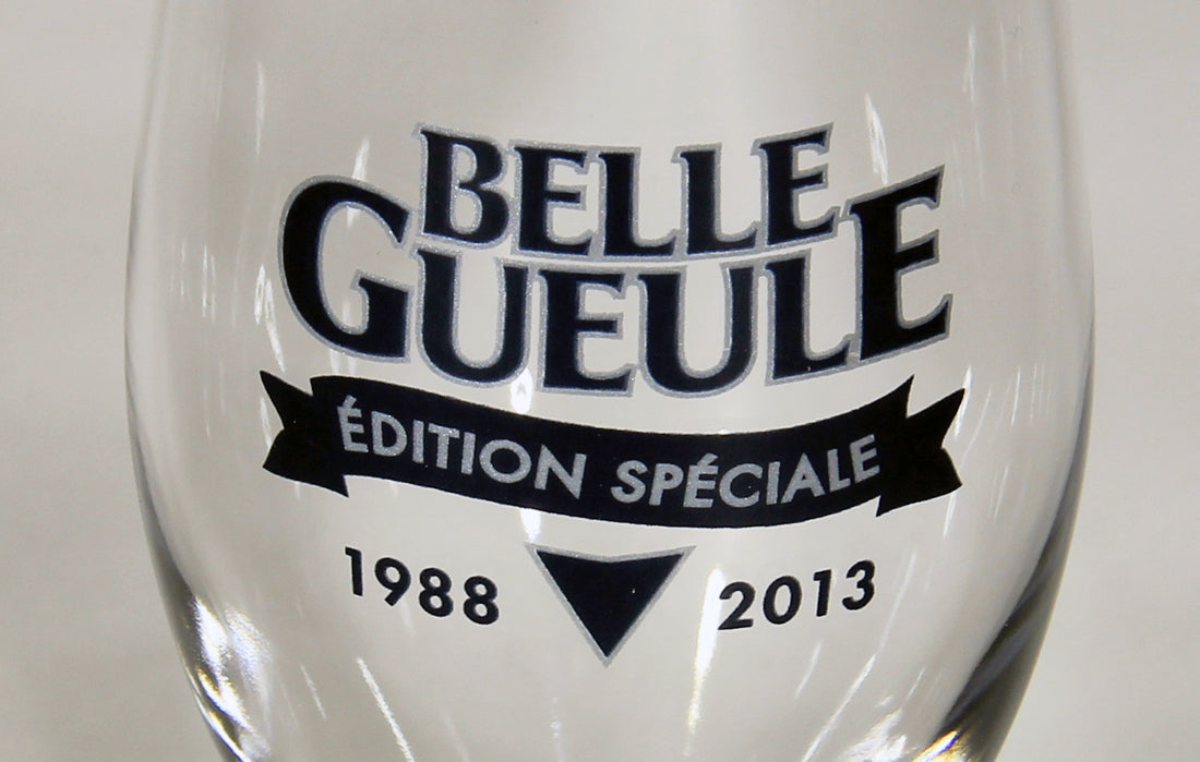 Belle Gueule Beer Glass 25th Anniversary Special Edition Tulip Glass Canada Qc L009524