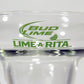 Bud Lime Beer Set Of 2 Lime-A-Rita Margarita Glasses Type USA L009532