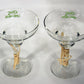 Bud Lime Beer Set Of 2 Lime-A-Rita Margarita Glasses Type USA L009532