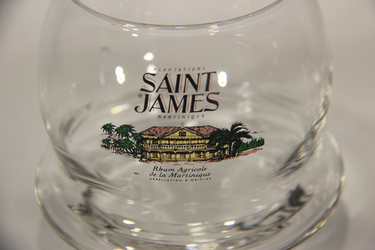 Saint James Rhum Roly Poly Tumbler Glass Martinique L009546