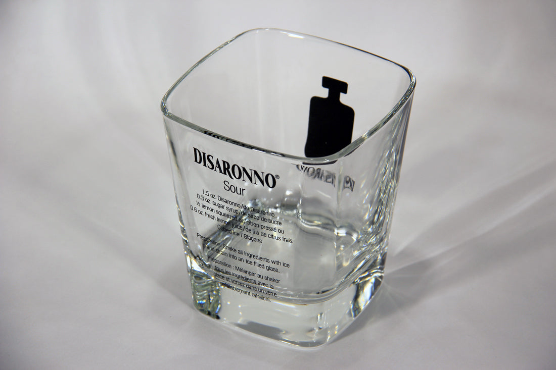 Disaronno Nice Stylish Square Shaped Liqueur Glass Italy L009548