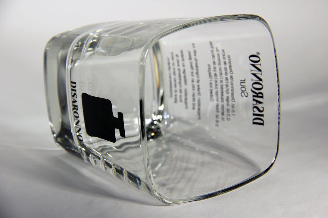 Disaronno Nice Stylish Square Shaped Liqueur Glass Italy L009548