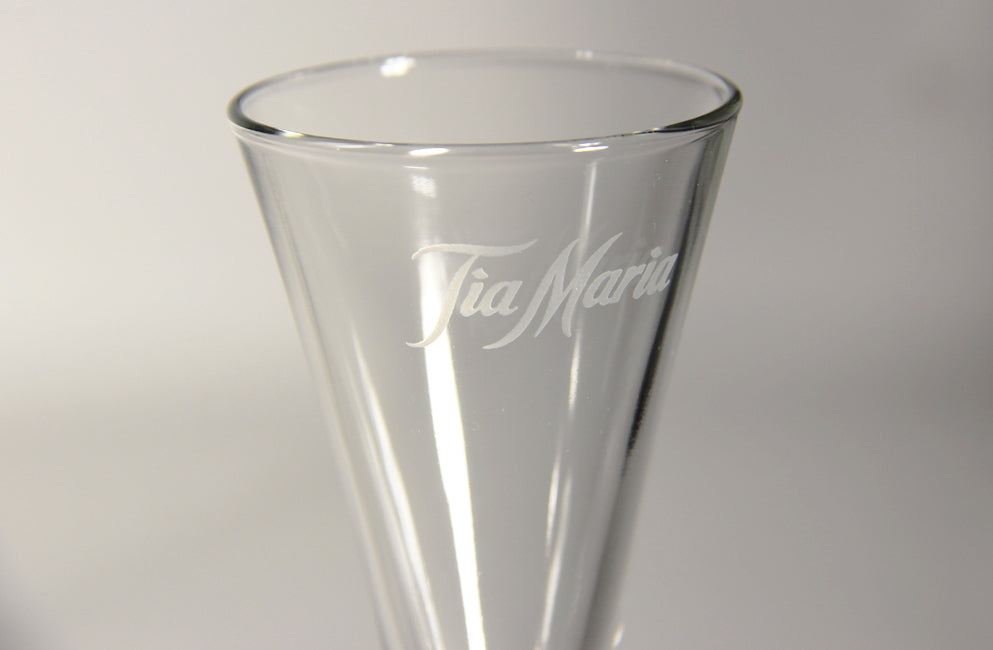 Tia Maria Set Of 2 Liquor Glasses Small Cocktail Shot Glasses Jamaica L009554