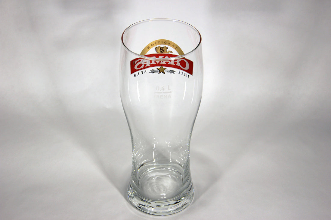 Champps Beer Weizen Glass Canada Montreal Microbrewery Pegasus Logo L009576