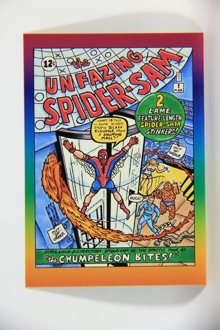 Defective Comics 1993 Trading Card #26 The Unfazing Spider-Sam #1 ENG L009848