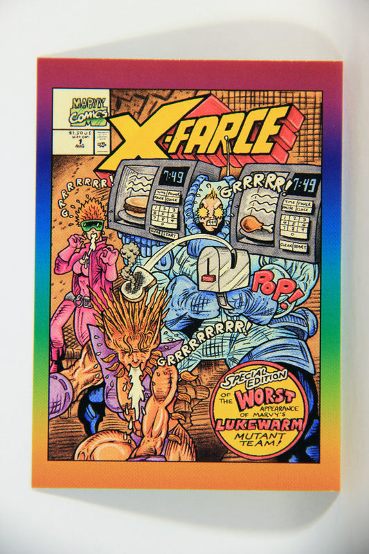 Defective Comics 1993 Trading Card #35 X-Farce #1 ENG L009857