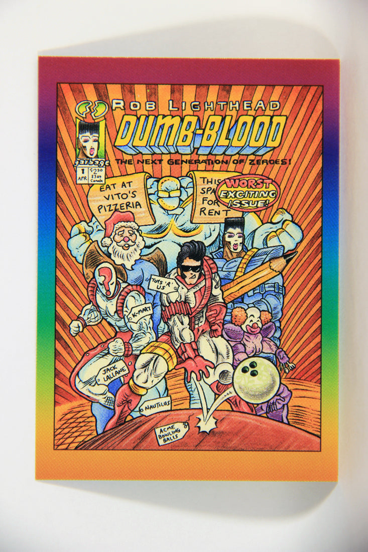 Defective Comics 1993 Trading Card #38 Dumb-Blood #1 ENG L009860