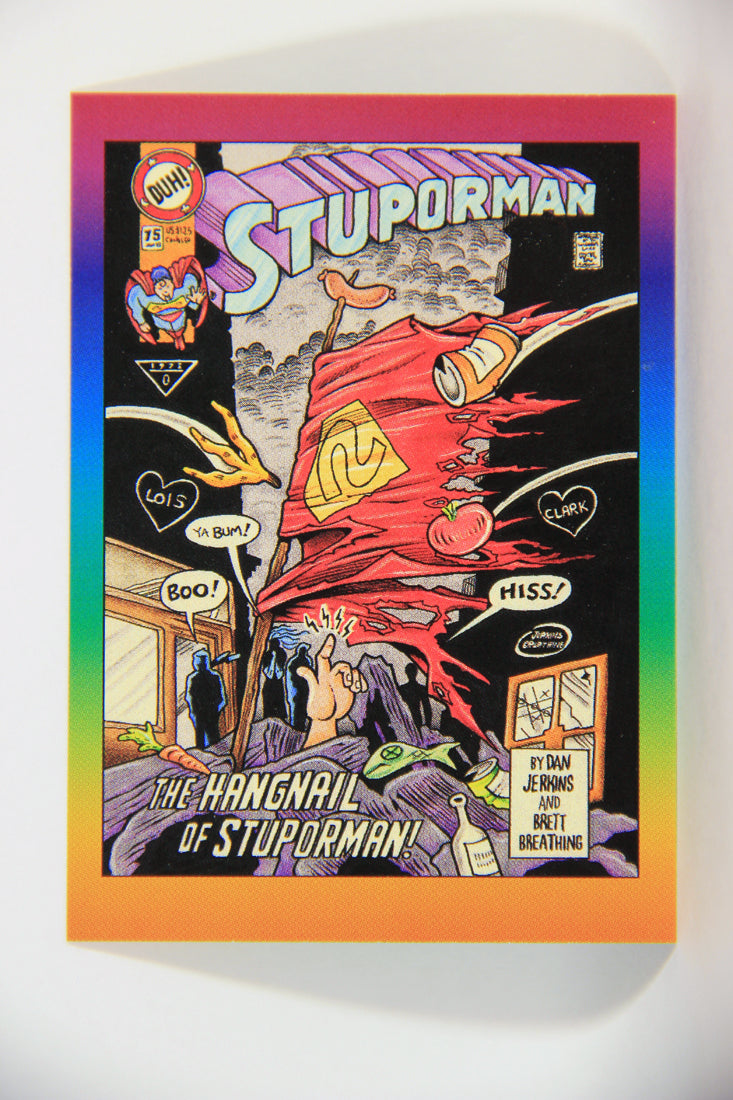 Defective Comics 1993 Trading Card #50 Stuporman #75 ENG L009872