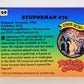 Defective Comics 1993 Trading Card #50 Stuporman #75 ENG L009872