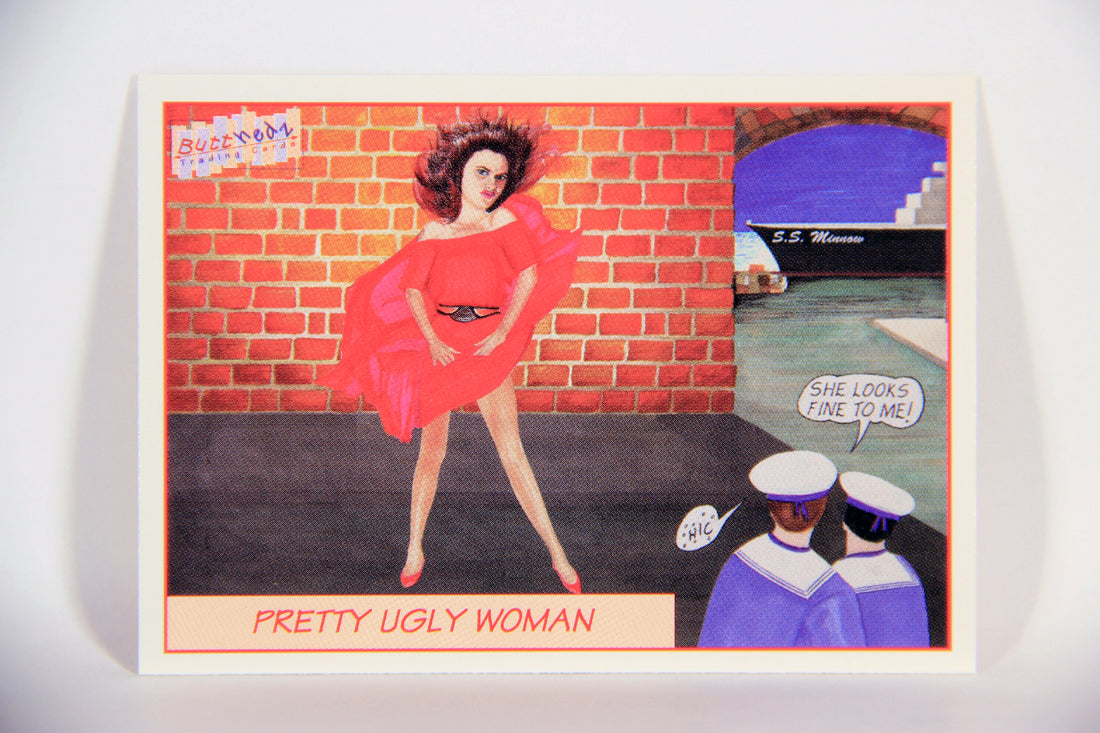 Spoofy Tunes 1993 Trading Card #34 Pretty Ugly Woman L009906