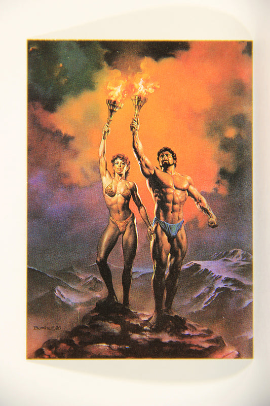 Boris Vallejo 1991 Artwork Trading Card #1 The Torch L010198