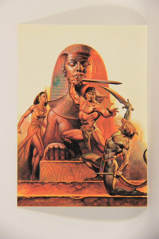 Boris Vallejo 1991 Artwork Trading Card #7 Egyptian Warrior L010204