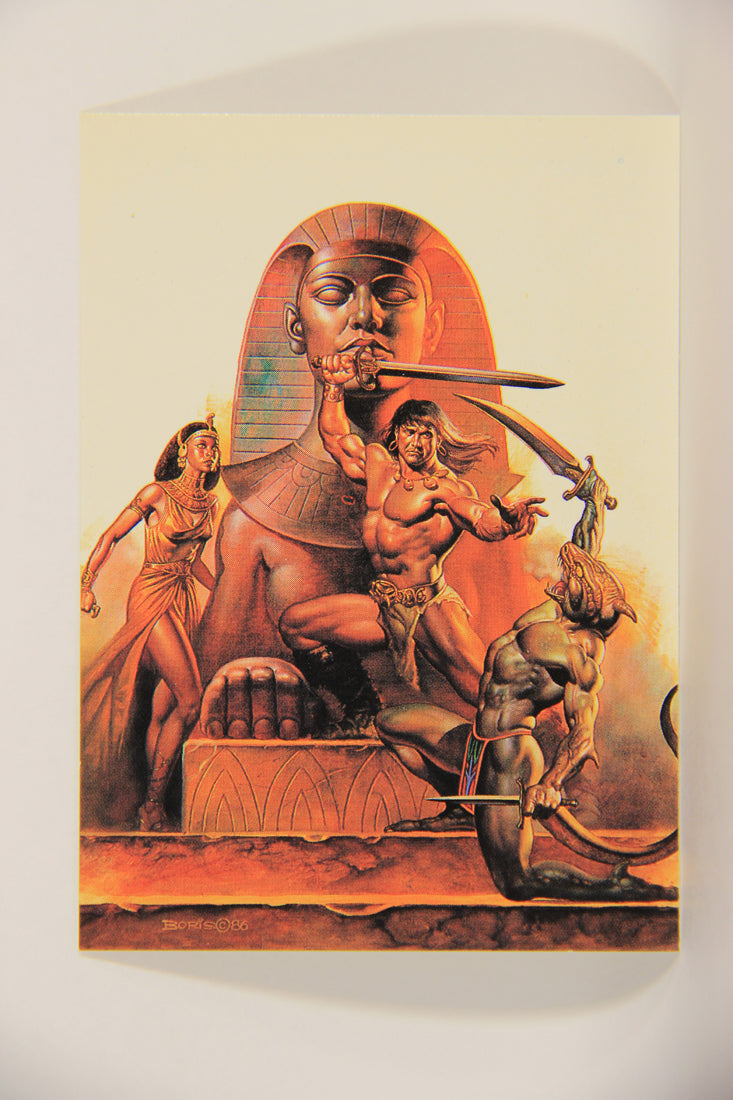 Boris Vallejo 1991 Artwork Trading Card #7 Egyptian Warrior L010204