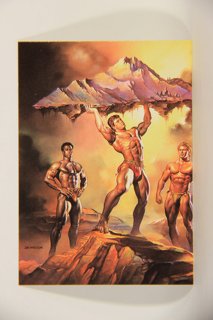 Boris Vallejo 1991 Artwork Trading Card #12 Weight Lifting L010209