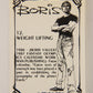 Boris Vallejo 1991 Artwork Trading Card #12 Weight Lifting L010209