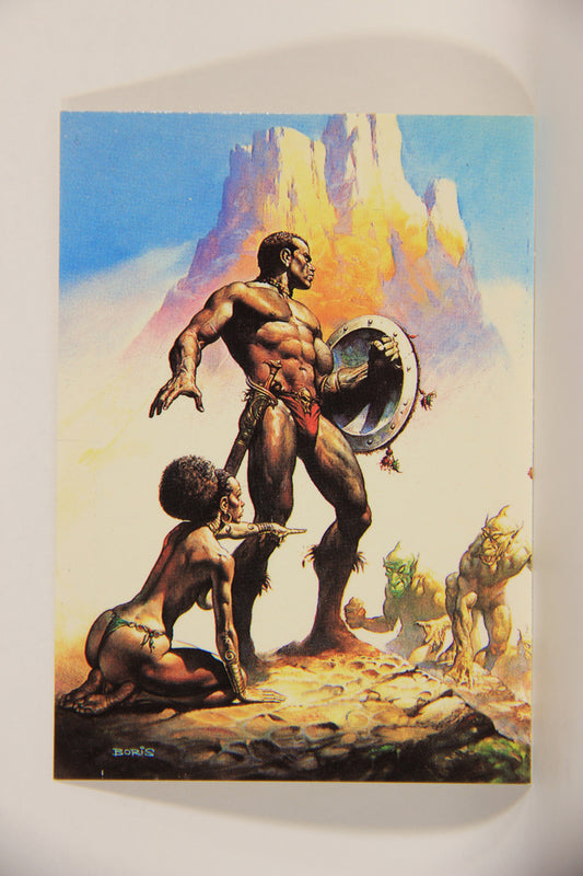 Boris Vallejo 1991 Artwork Trading Card #15 Nubian Warriors L010212