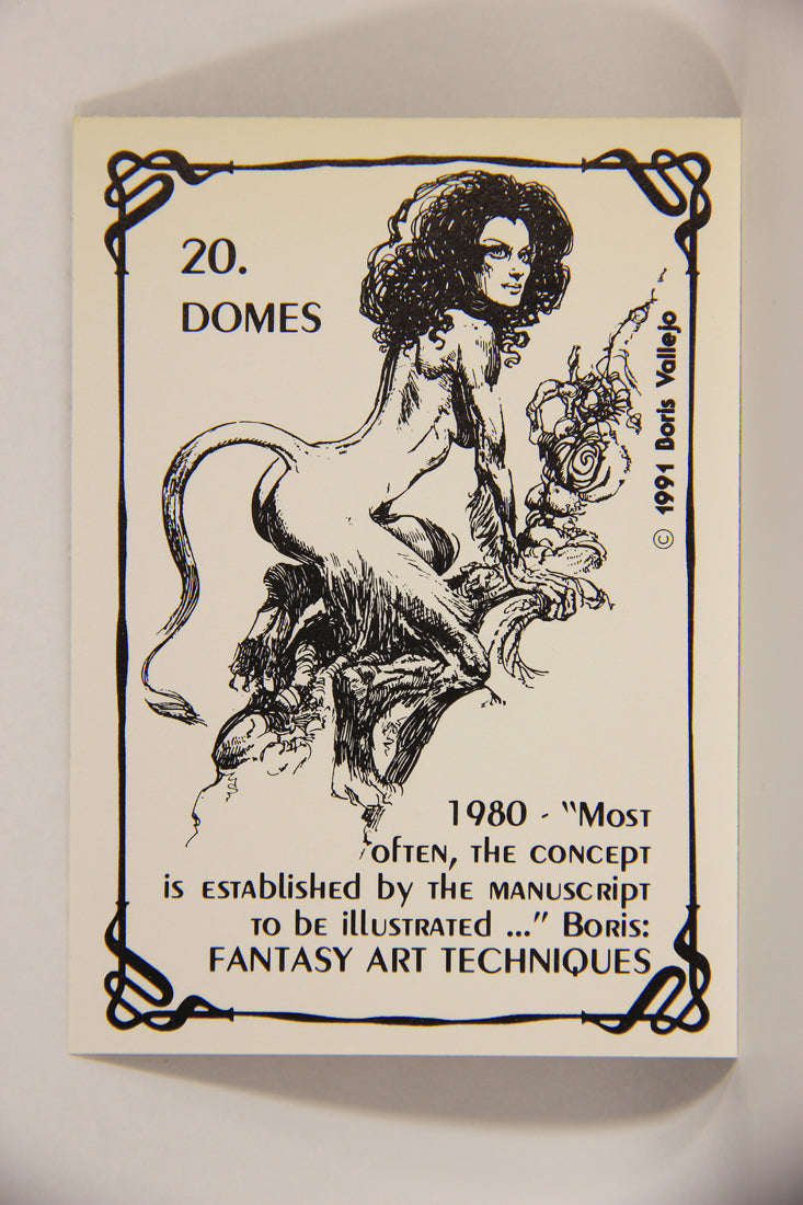 Boris Vallejo 1991 Artwork Trading Card #20 Domes L010217