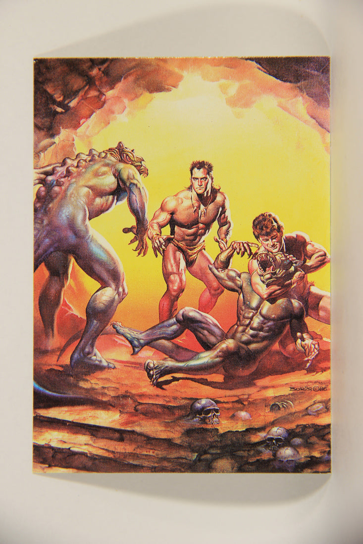 Boris Vallejo 1991 Artwork Trading Card #22 Wrestling L010219