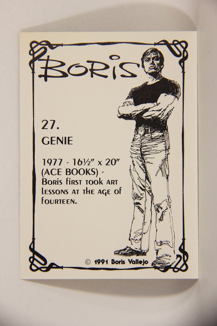 Boris Vallejo 1991 Artwork Trading Card #27 Genie L010224