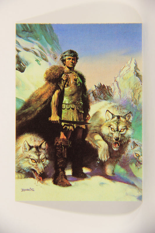 Boris Vallejo 1991 Artwork Trading Card #42 Lord Of The Wolves L010239