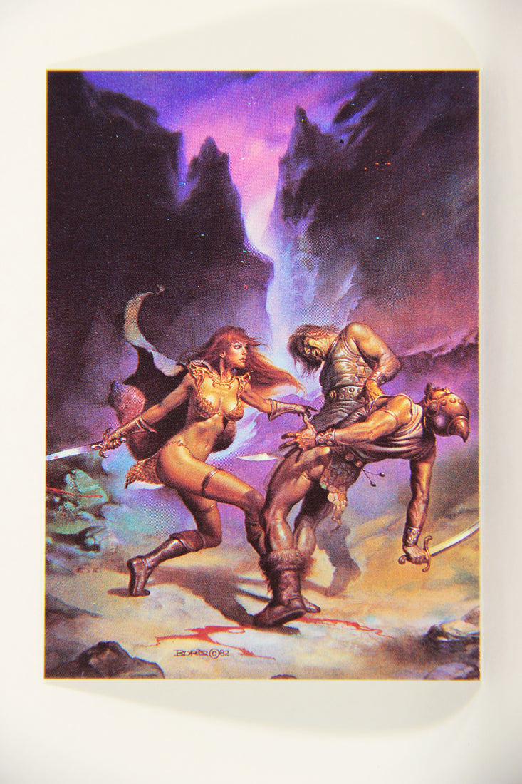 Boris Vallejo 1991 Artwork Trading Card #59 Red Amazon L010256