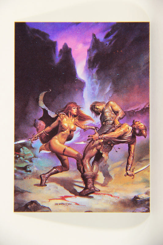 Boris Vallejo 1991 Artwork Trading Card #59 Red Amazon L010256