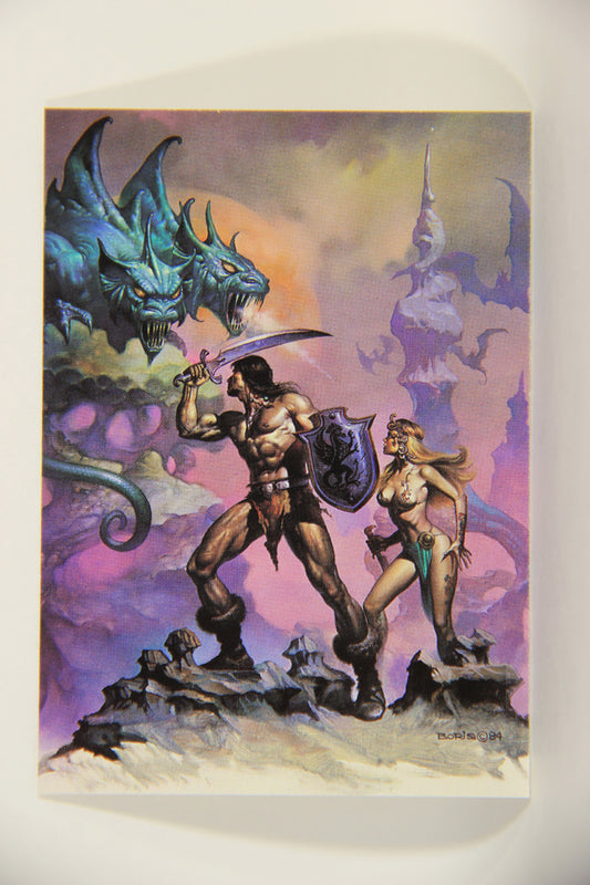 Boris Vallejo 1991 Artwork Trading Card #62 Two-Headed Beast L010259