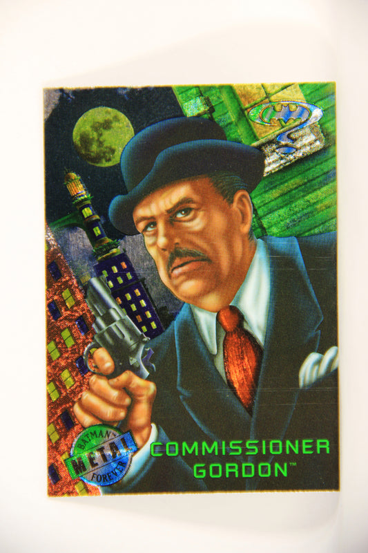 Batman Forever Metal 1995 Trading Card #2 Commissioner Gordon L010313