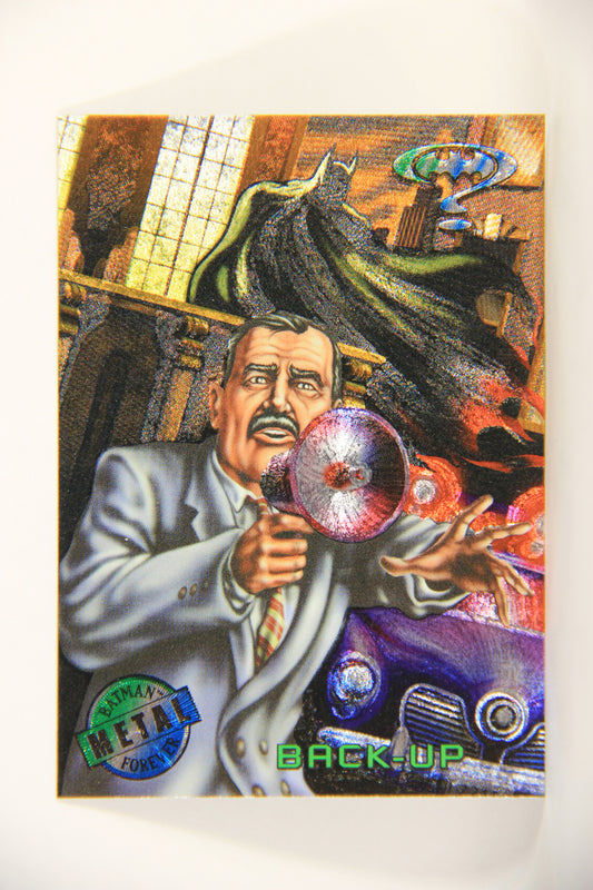 Batman Forever Metal 1995 Trading Card #4 Back-Up L010315