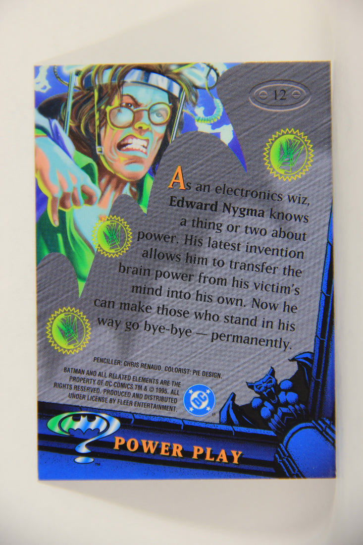 Batman Forever Metal 1995 Trading Card #12 Power Play L010323