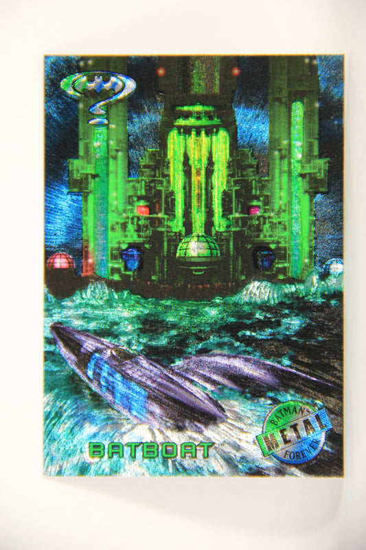 Batman Forever Metal 1995 Trading Card #13 Batboat L010324