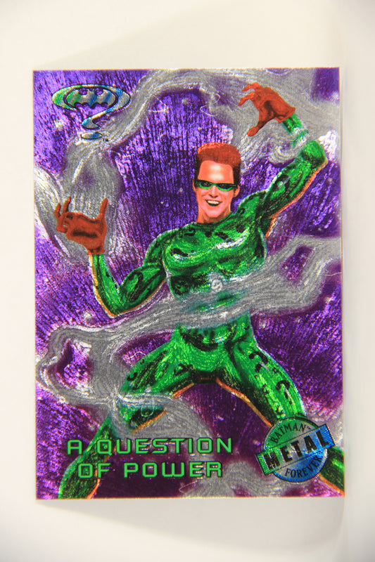 Batman Forever Metal 1995 Trading Card #16 A Question Of Power L010327
