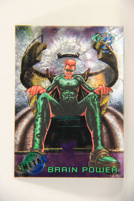 Batman Forever Metal 1995 Trading Card #17 Brain Power L010328