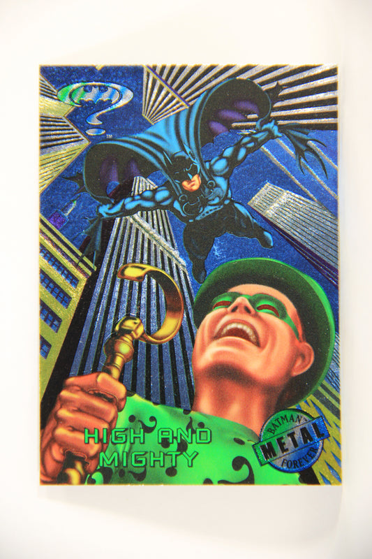 Batman Forever Metal 1995 Trading Card #22 High And Mighty L010333