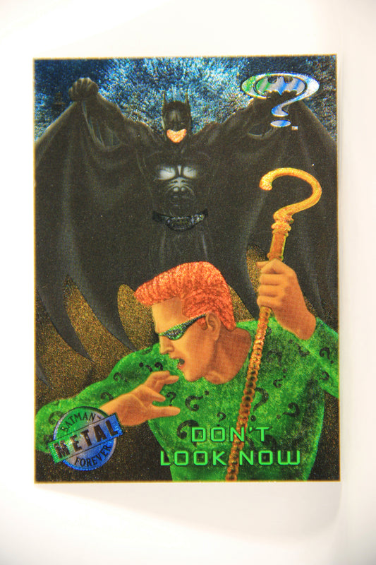 Batman Forever Metal 1995 Trading Card #25 Don't Look Now L010336