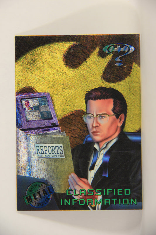 Batman Forever Metal 1995 Trading Card #27 Classified Information L010338