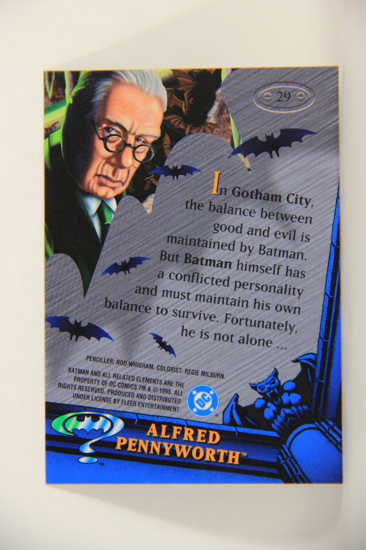 Batman Forever Metal 1995 Trading Card #29 Alfred Pennyworth L010340