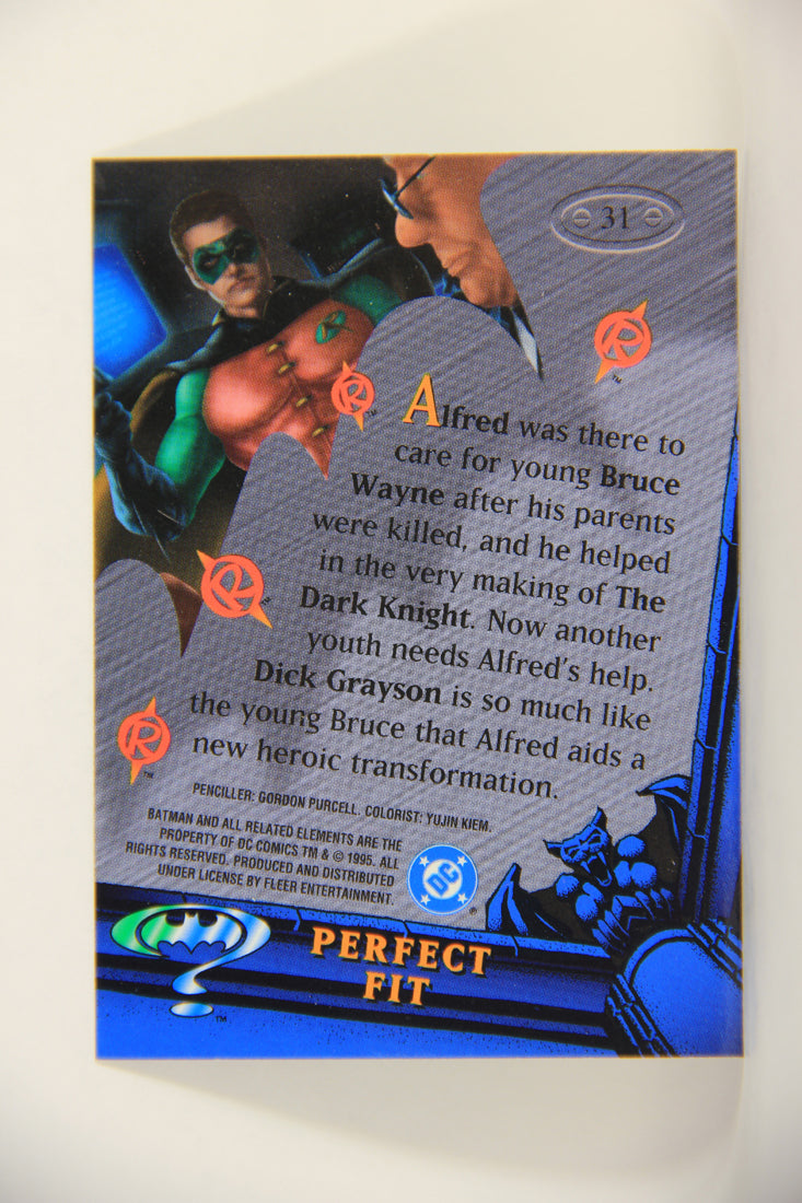 Batman Forever Metal 1995 Trading Card #31 Perfect Fit L010342