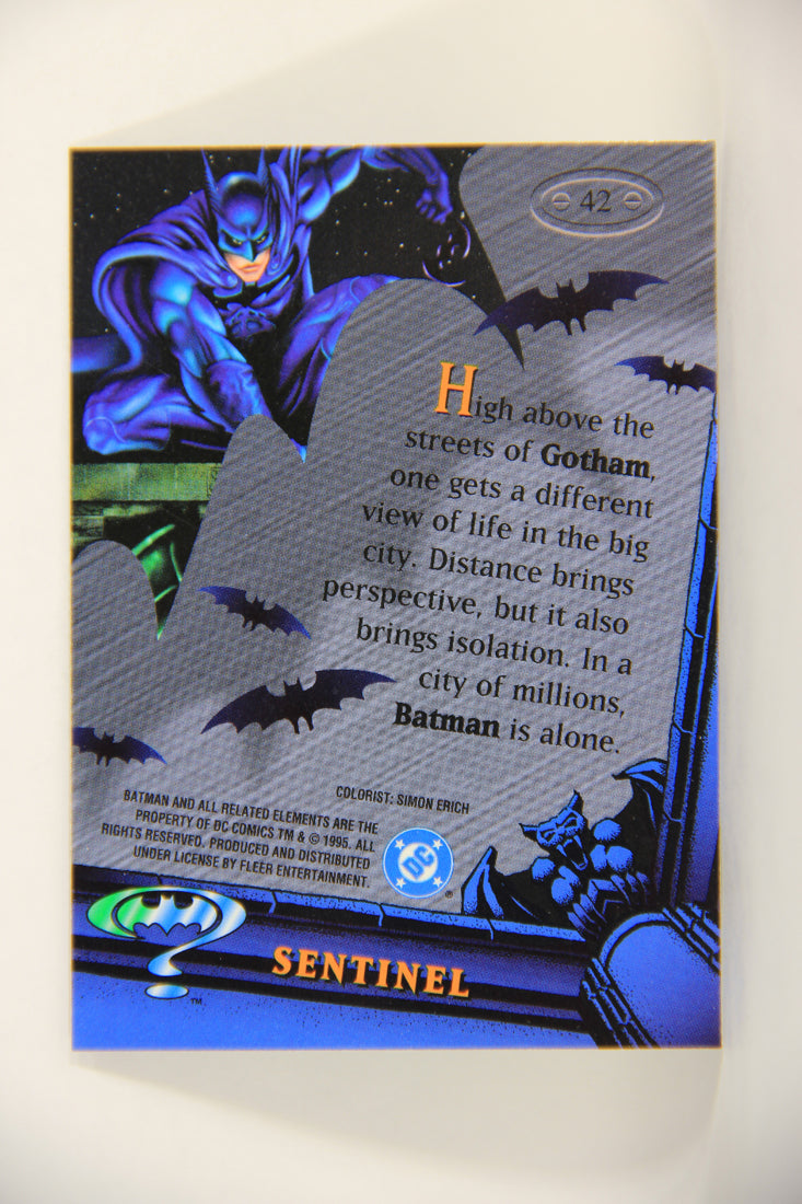 Batman Forever Metal 1995 Trading Card #42 Sentinel L010353