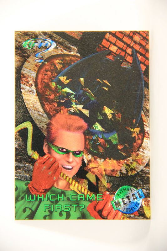 Batman Forever Metal 1995 Trading Card #44 Which Came First L010355