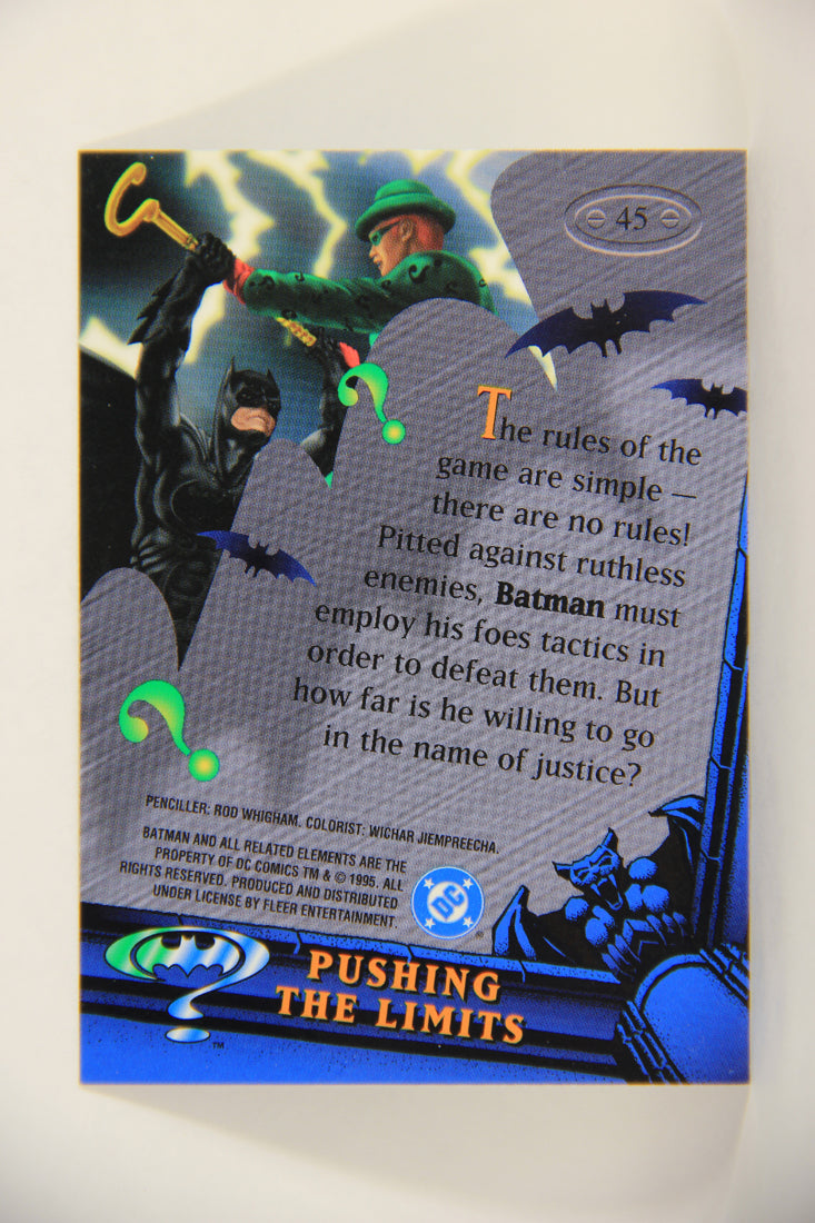 Batman Forever Metal 1995 Trading Card #45 Pushing The Limits L010356